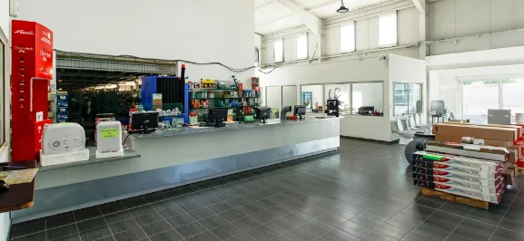 Le comptoir du magasin SOPSAR