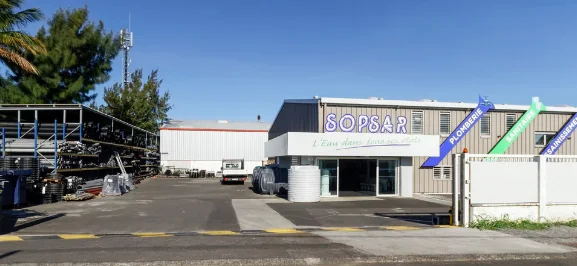 Le magasin SOPSAR de Saint-Denis, ZI du Chaudron